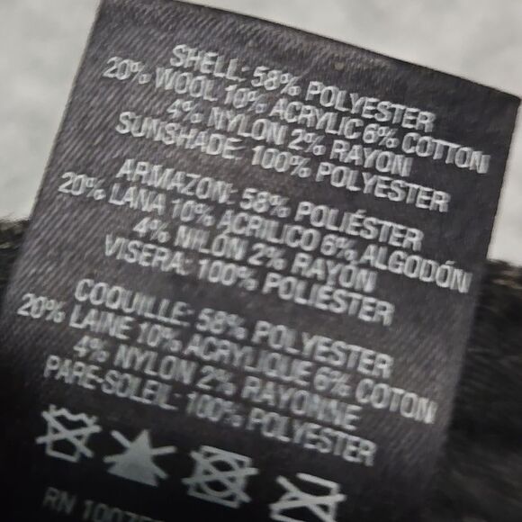 Sketchers Vintage Y2K Skater Gray Wool Twill Hat Snapback Cap - Picture 9 of 9